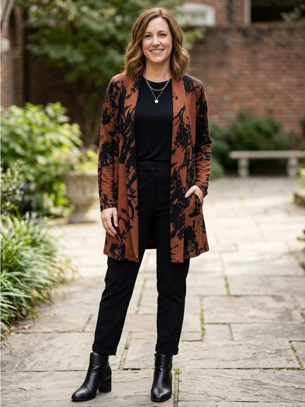 Soft Surroundings “Mara” Topper Open Front Cardigan (G-1)